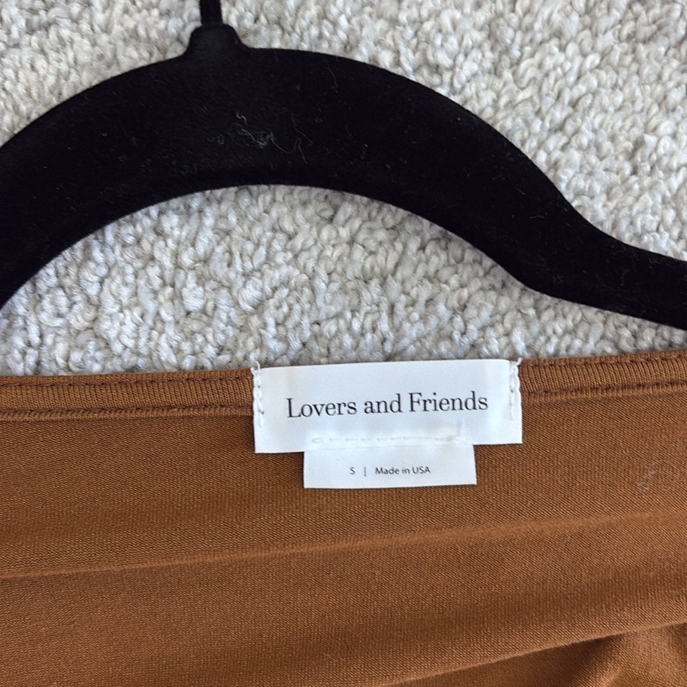 Lovers + Friends Brown Wrap Jumpsuit - Picture 4 of 5